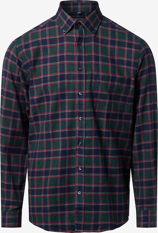 Andrew James Regular fit Button Up Shirt in Green: front