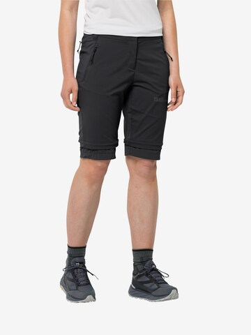 JACK WOLFSKIN Regular Hose in Schwarz