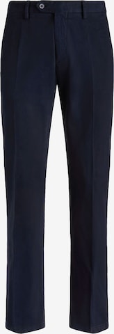 Boggi Milano Slim fit Chino trousers in Blue: front