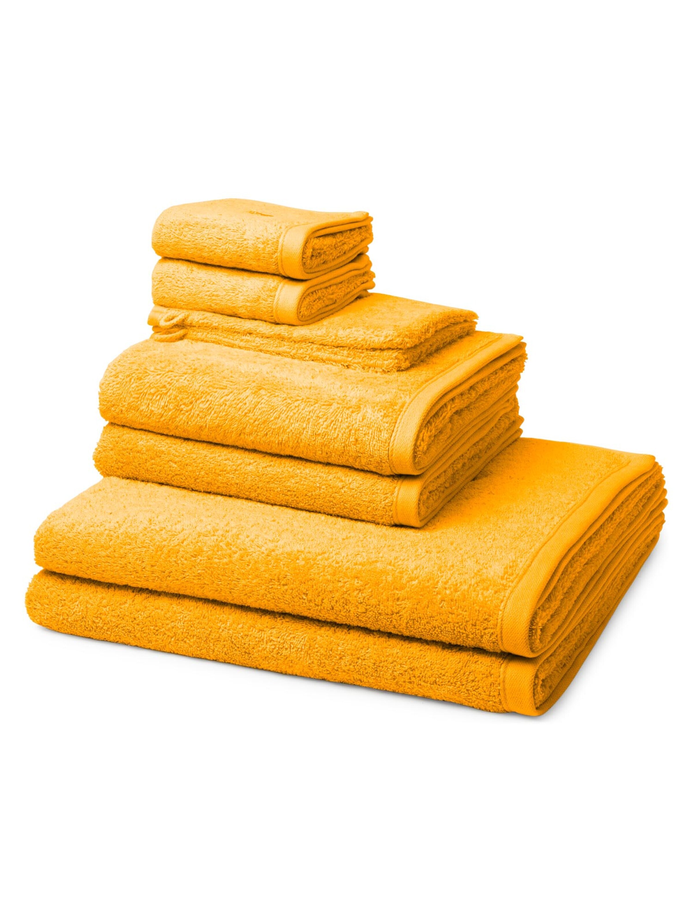 ROSS Towel 'Vita' in Yellow: front
