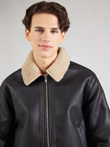 Abercrombie & Fitch Jacke in Schwarz
