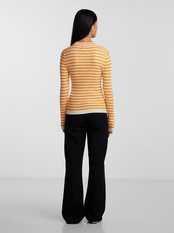 PIECES Pullover 'Crista' i orange