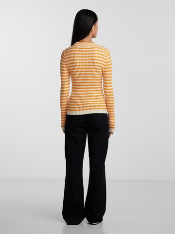 PIECES Sweater 'Crista' in Orange