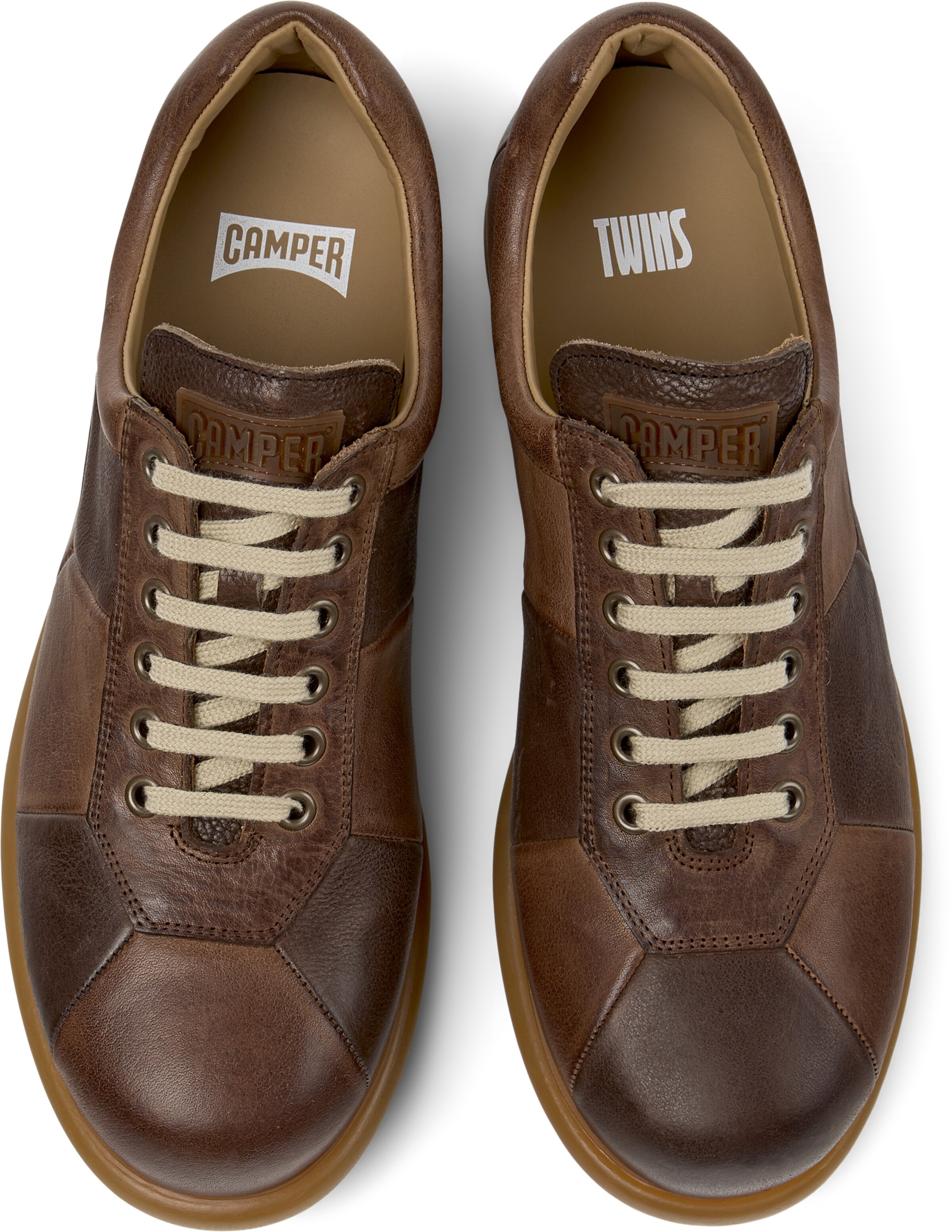 CAMPER Sneaker 'Pelotas Ariel Hella Twins' in Braun