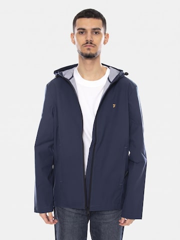 FARAH Kurtka przejściowa 'Rhodes Hooded Jacket' w kolorze niebieski