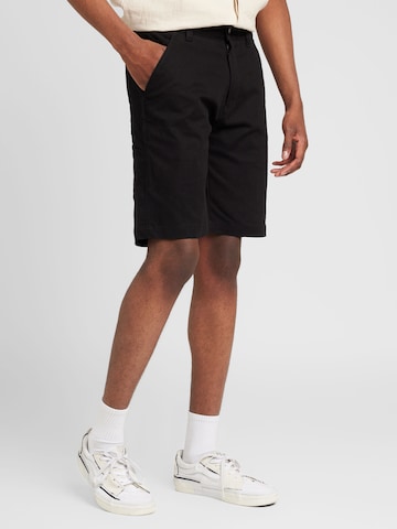 Fat Mooseregular Chino hlače 'Nero Utility' - crna boja: prednji dio