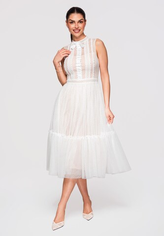 Robe de soirée Ombre en blanc