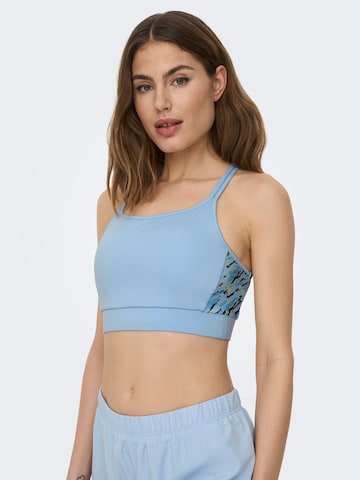 ONLY PLAY - Soutien Bustier Soutien de desporto 'ANI' em azul: frente