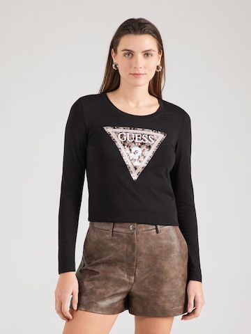 GUESS Póló - fekete: elől