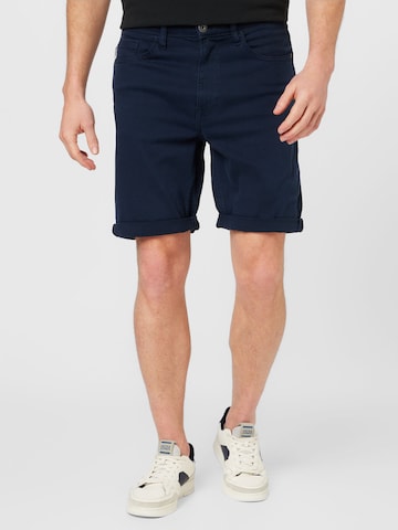 BLEND Regular Shorts in Blau: predná strana