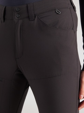 Didriksons Štandardný strih Outdoorové nohavice 'JUNA' - Čierna