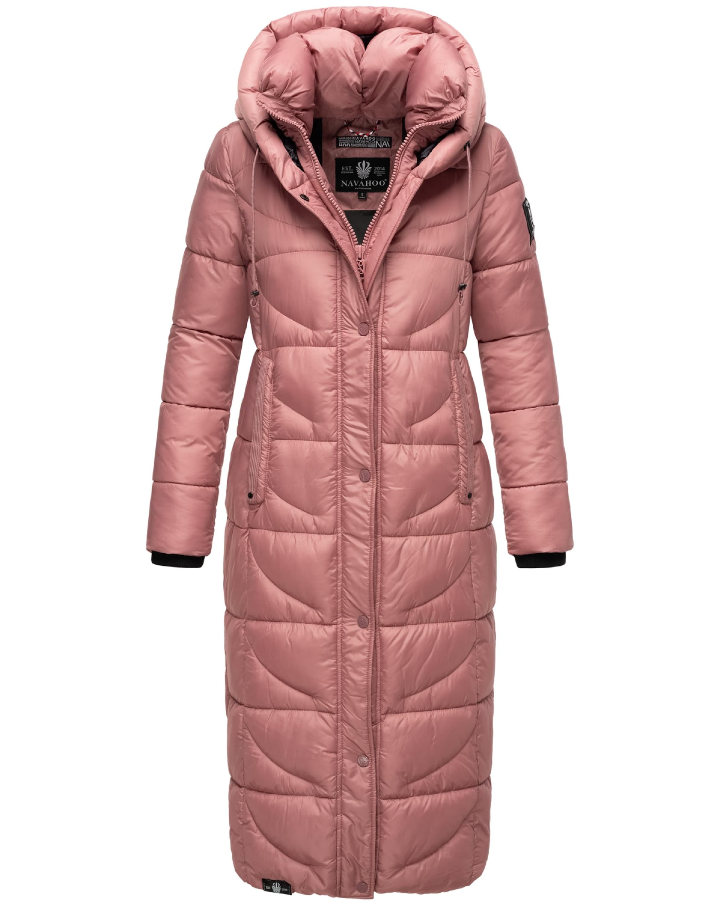 NAVAHOO Steppmantel 'Waffelchen' in Pink