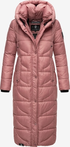 NAVAHOO Zimný kabát 'Waffelchen' - ružová