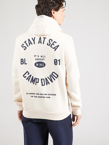 CAMP DAVID - Sudadera en beige: frente