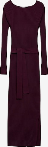 Robe 'GOLETO' MANGO en rouge : devant