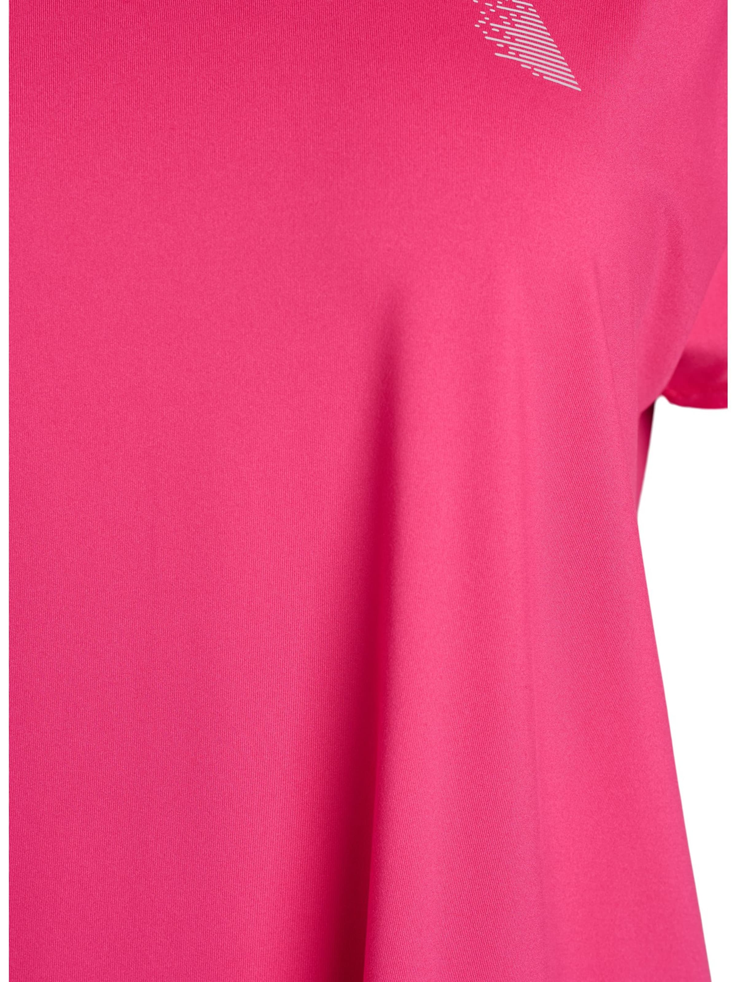 Active by Zizzi Футболка 'Basic' в Ярко-розовый