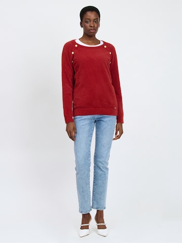 Influencer Sweter w kolorze czerwony