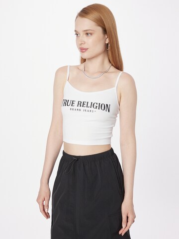 True Religion - Top en blanco: frente