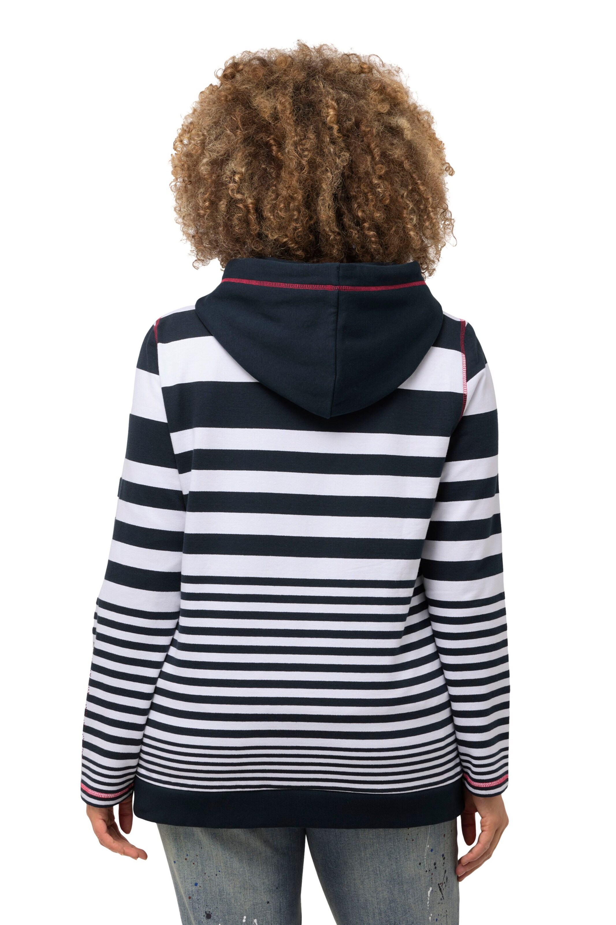 Ulla Popken Sweat jacket in Blue