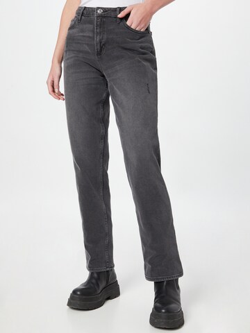 HOLLISTER Regular Jeans in Black: front