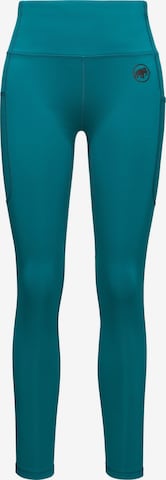 MAMMUT Leggings 'Crag Winter Tights' in Blau: Vorderseite