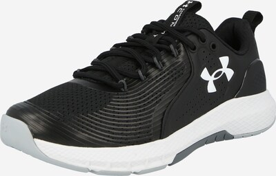UNDER ARMOUR Athletic Shoes 'Charged Commit 3' in Black / White, Item view