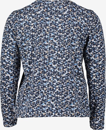 Betty & Co Casual-Shirt mit elastischem Bund in Blau