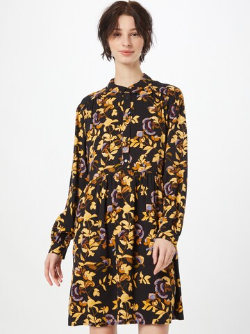 OBJECT - Vestidos camiseiros 'Laila Liliti' em preto: frente