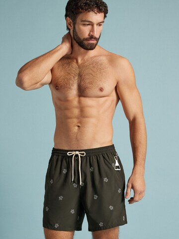 IUMAN Intimissimi Swim Trunks in Green