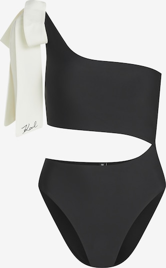 Maudymosi kostiumėlis iš Karl Lagerfeld, spalva – juoda / balta, Prekių apžvalga