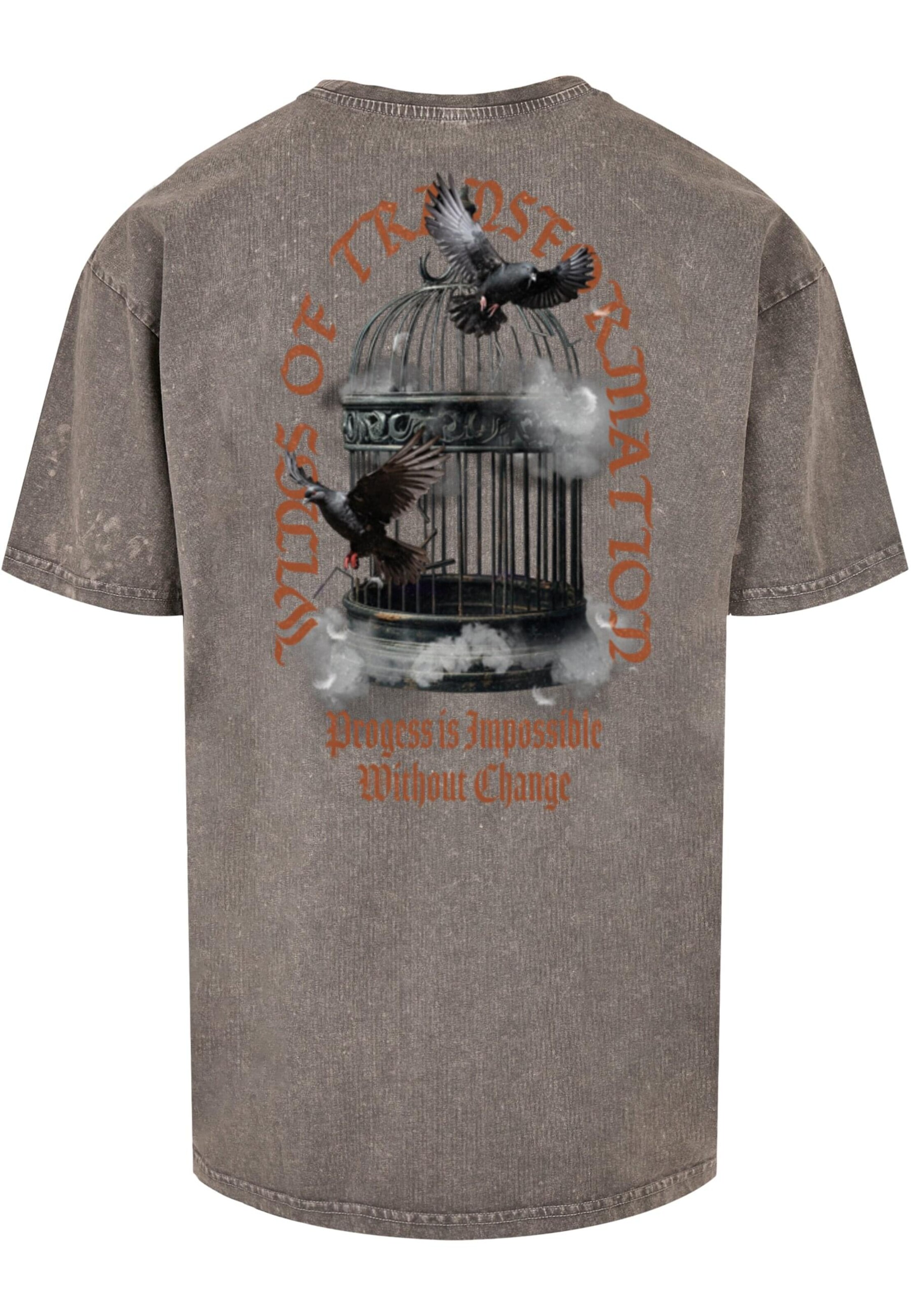 MJ Gonzales Shirt 'Liberation Doves' in Grijs