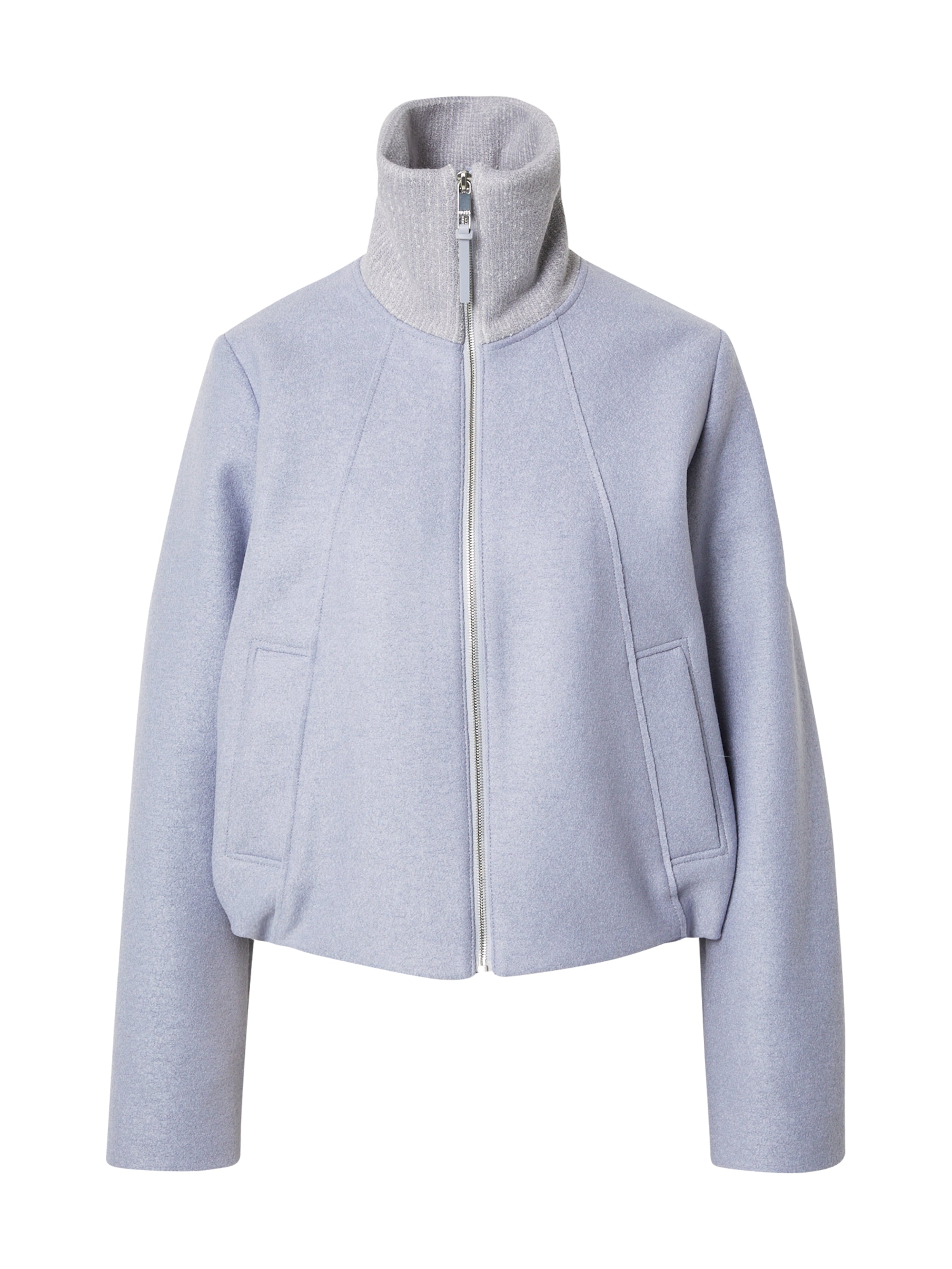 pelēks BOSS Starpsezonu jaka 'Cundalini': no priekšpuses