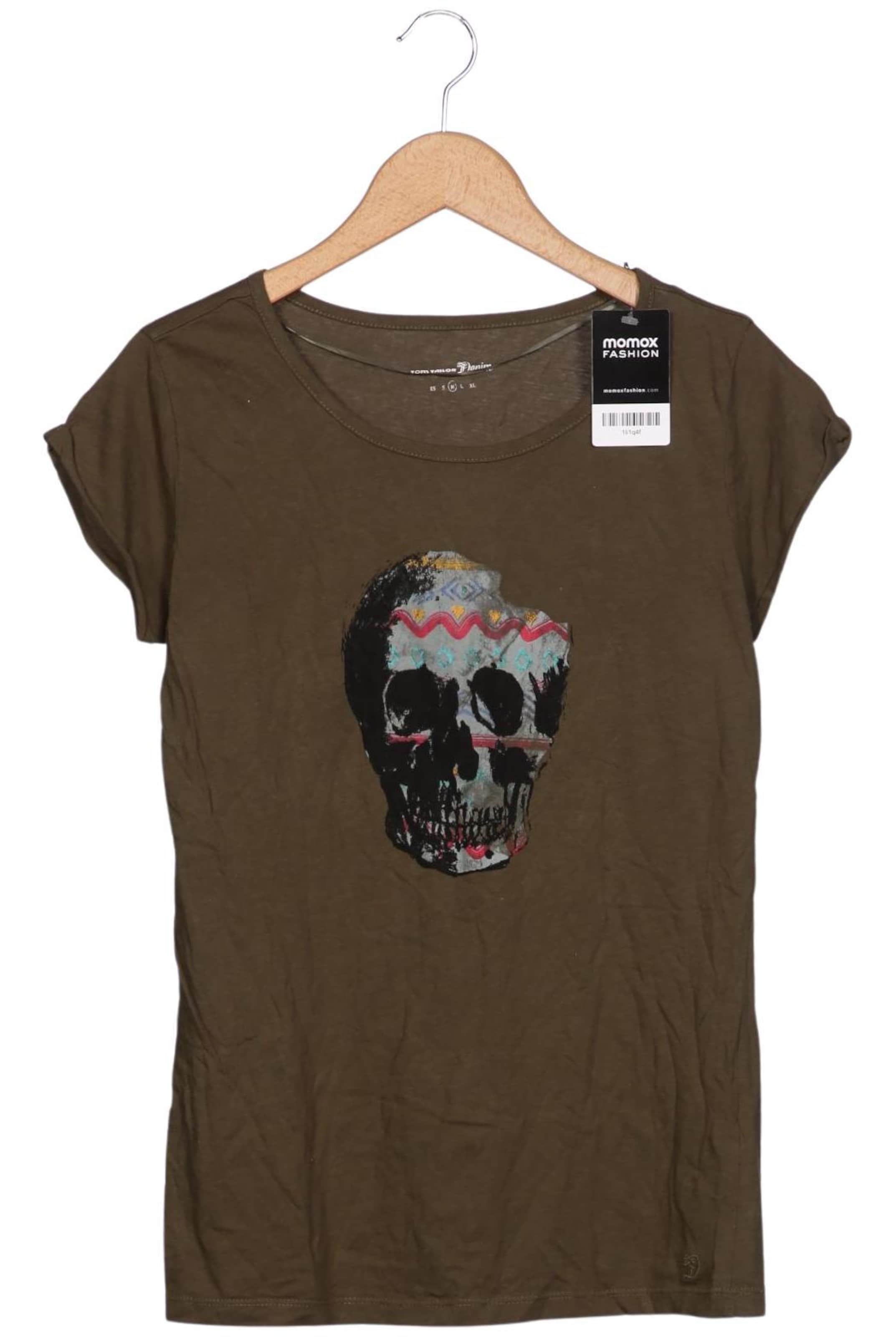 TOM TAILOR DENIM Shirt in M in Green: front