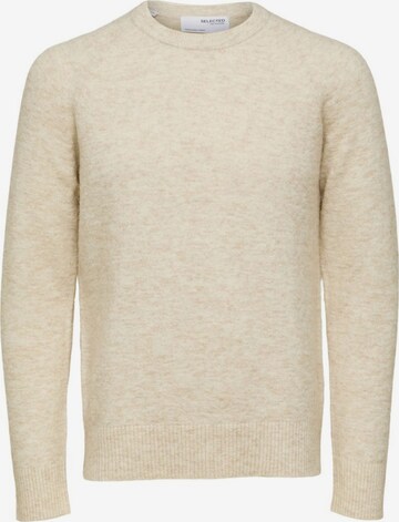 SELECTED HOMME Trui 'Rai' in Beige: voorkant