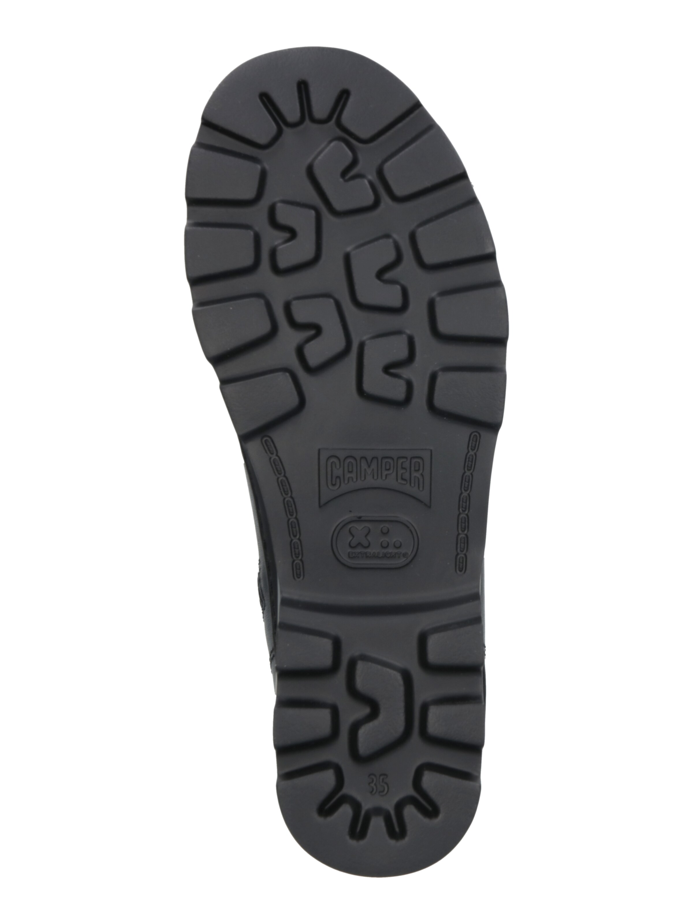 CAMPER Schnürstiefelette 'Brutus' in Schwarz