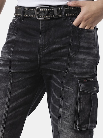 CIPO & BAXX Loosefit Jeanshose 'CD897', Over Size, Loose Fit, Dirty in Schwarz