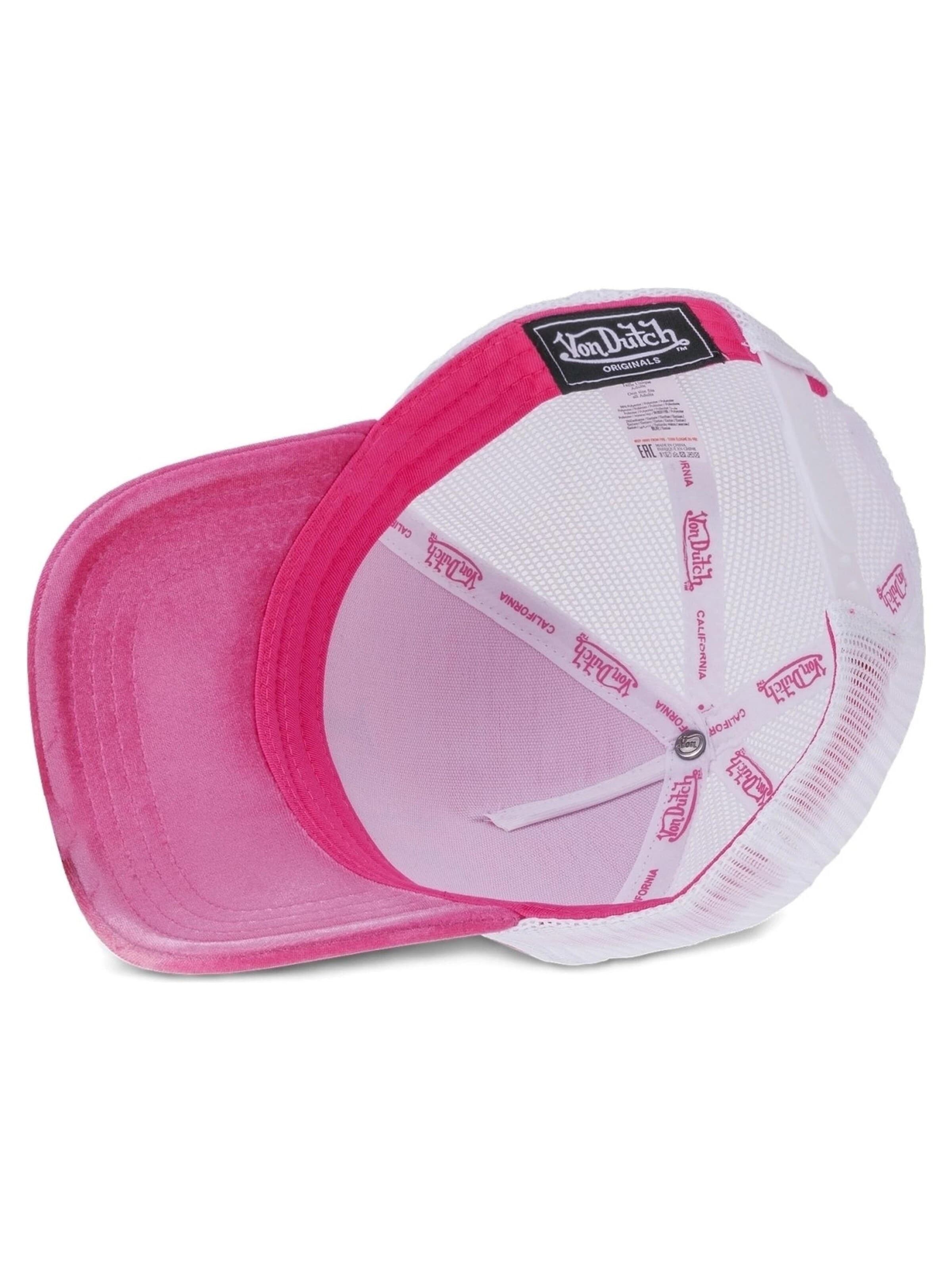 Von Dutch - Gorra 'Gorra von dutch rosa royalp diamond logo trucker cap 6' en rosa