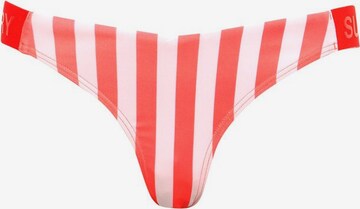 Superdry Bikini Bottoms in Pink: front