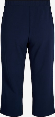 Zizzi Wide Leg Hose 'CAADELYN' in Blau