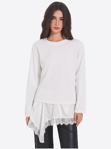 Imily Bela T-shirt i vit: framsida