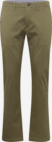 Regular Pantalon chino 'DENTON' TOMMY HILFIGER en vert : devant