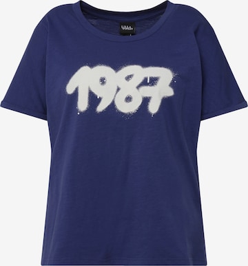 Ulla Popken Shirt in Blau: Vorderseite