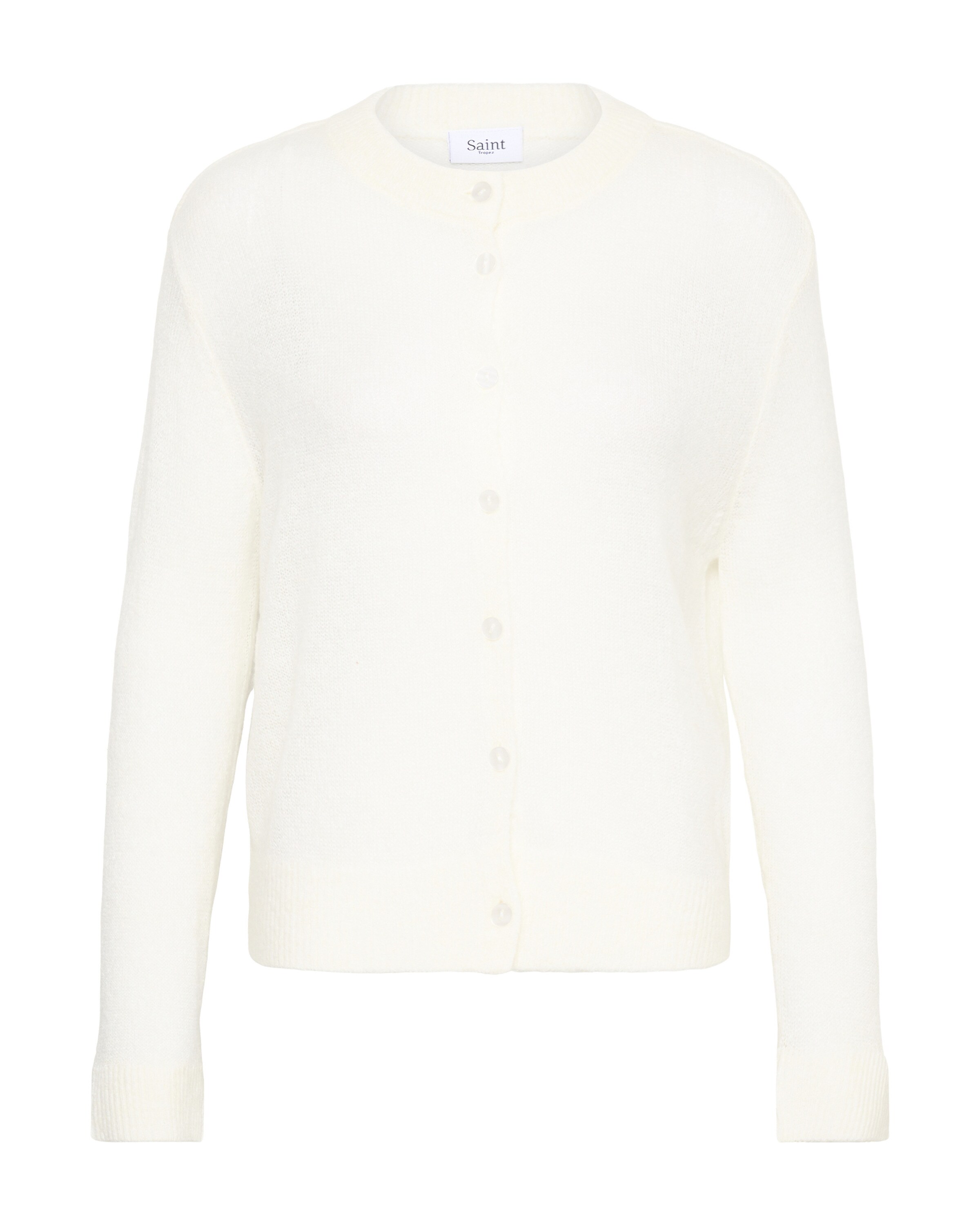 SAINT TROPEZ Knit cardigan 'Sabbara' in Beige: front