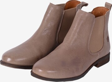 Apple of Eden Chelsea Boots 'Manon' in Braun