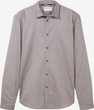 TOM TAILOR DENIM - Ajuste regular Camisa en gris: frente