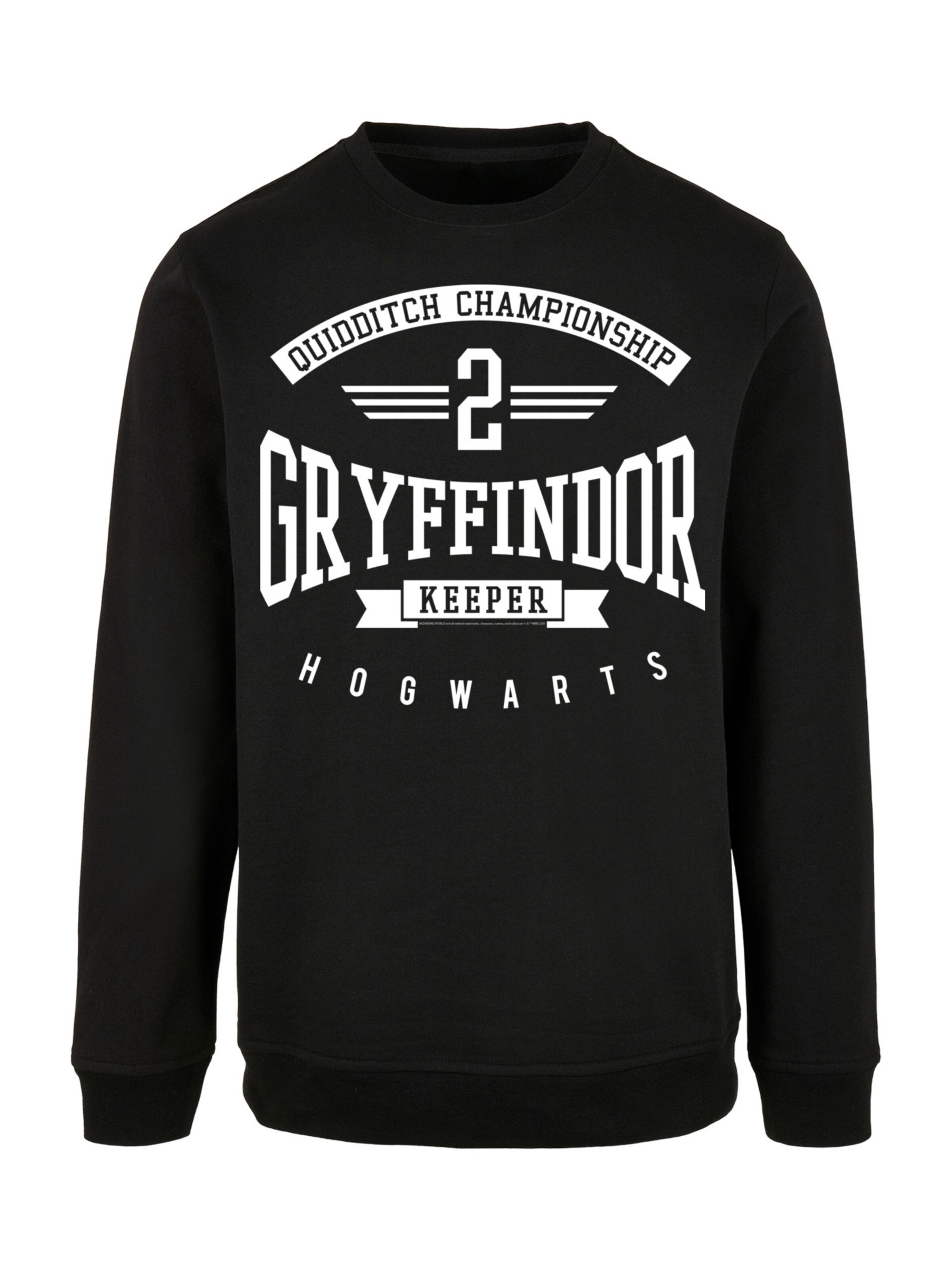 F4NT4STIC Sweatshirt 'Harry Potter Gryffindor Keeper' in Schwarz: Vorderseite