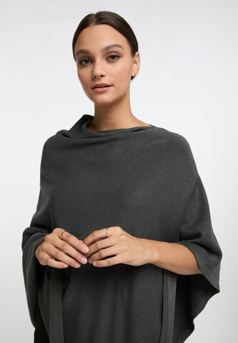 DreiMaster Klassik Poncho in Grau