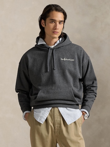Sweat-shirt Polo Ralph Lauren en gris : devant