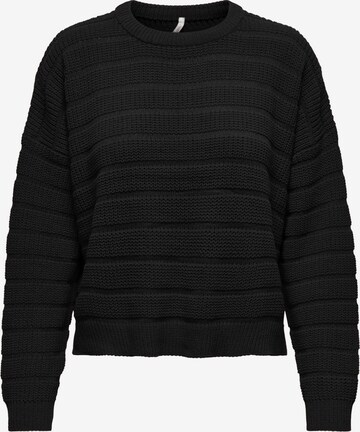 ONLY Sweter 'NEW LERKE' w kolorze czarny: przód