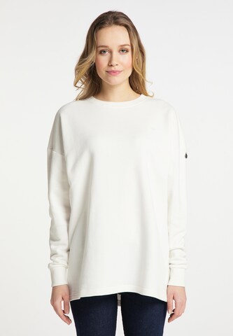 DreiMaster Vintage Sweatshirt in Wit: voorkant